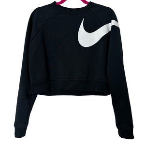 EUC - Nike Swoosh Cropped Sweatshirt -Small